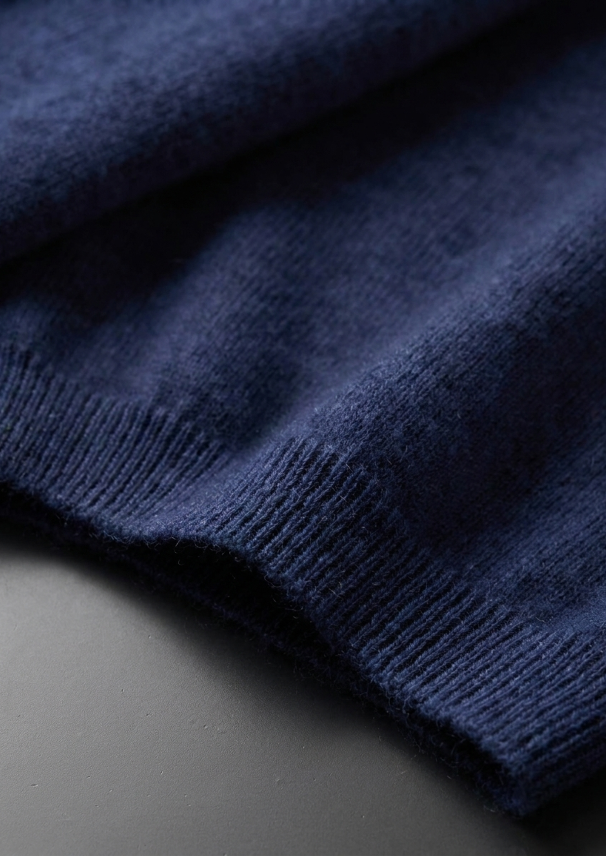 Premium Cashmere Classic Crewneck T-Shirt - Light Beige