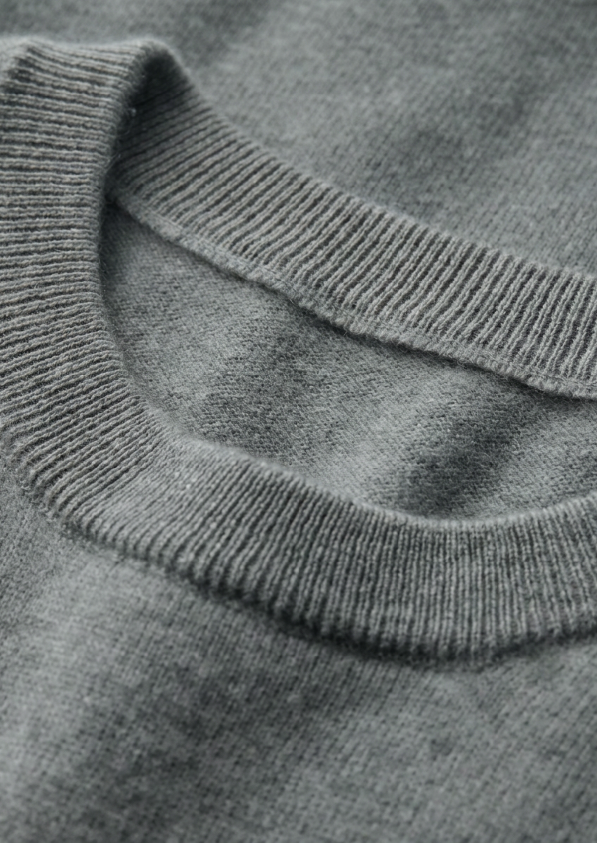 Premium Cashmere Classic Crewneck T-Shirt - Shadow Flint - photo 2