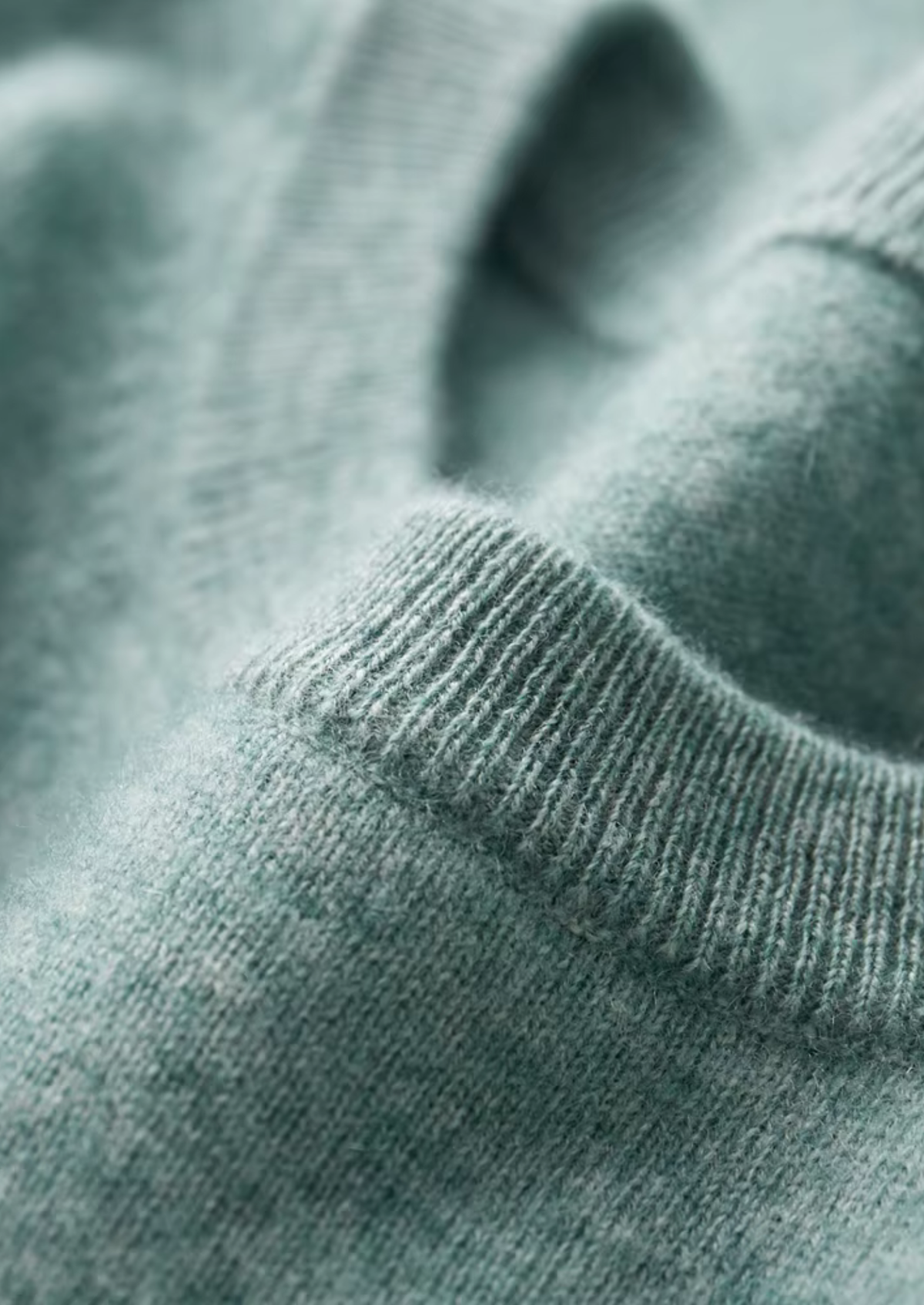 Premium Cashmere Classic Crewneck T-Shirt - Verdant Slate - photo 4