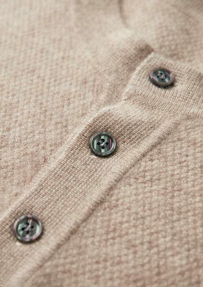 Premium Cashmere Classic Henley Sweater - photo 6