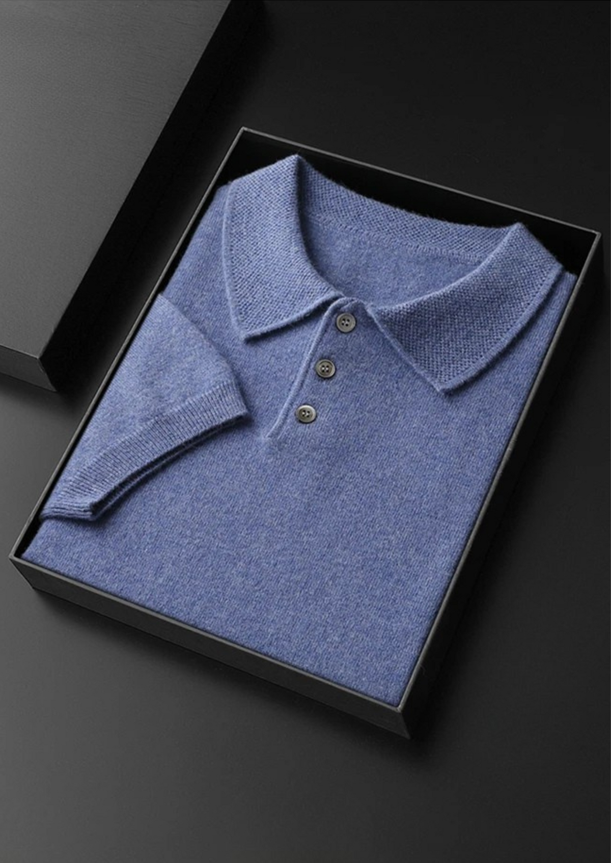 Premium Cashmere Classic Polo Shirt - photo 10