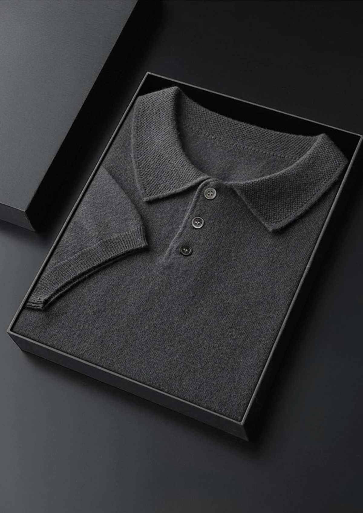 Premium Cashmere Classic Polo Shirt - photo 9