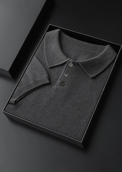 Premium Cashmere Classic Polo Shirt - photo 9