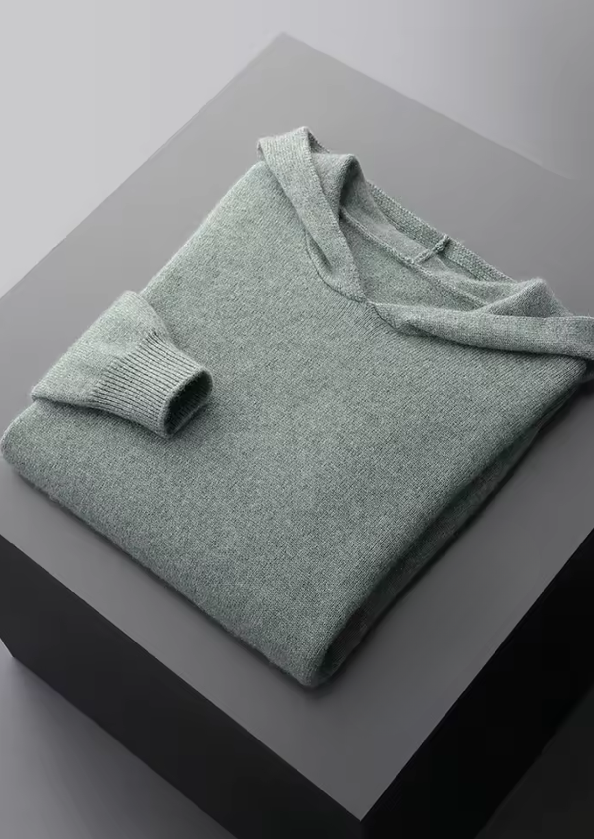 Premium Cashmere Essential Hoodie - photo 9