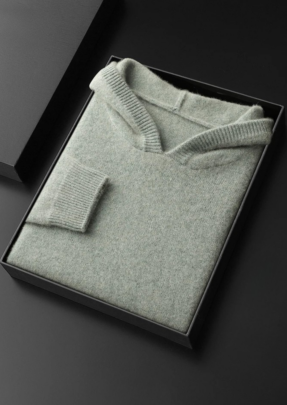 Premium Cashmere Leisure Hoodie - photo 10