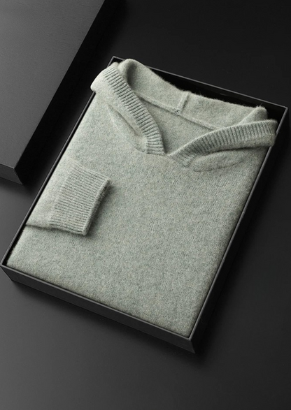 Premium Cashmere Leisure Hoodie - photo 10