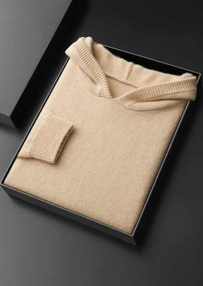 Premium Cashmere Leisure Hoodie - photo 3