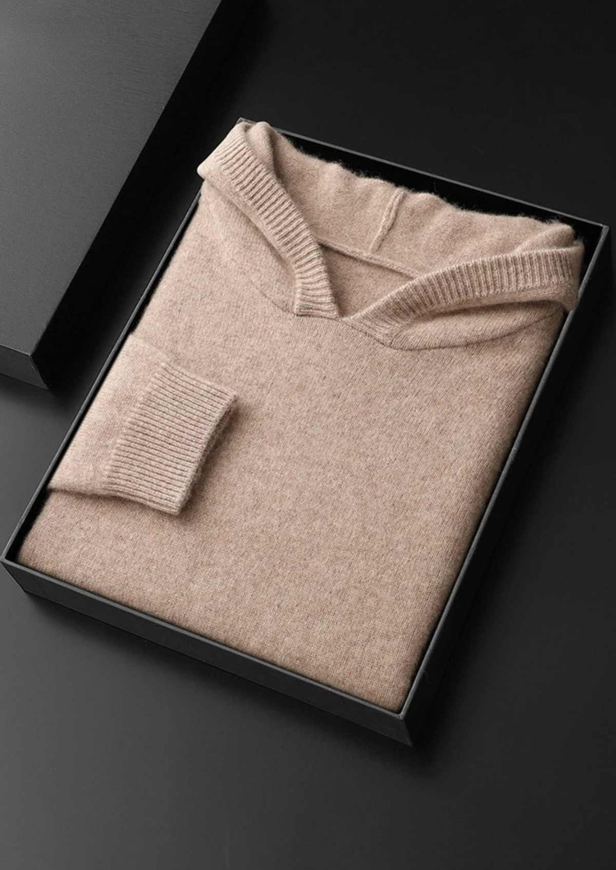 Premium Cashmere Leisure Hoodie - photo 7
