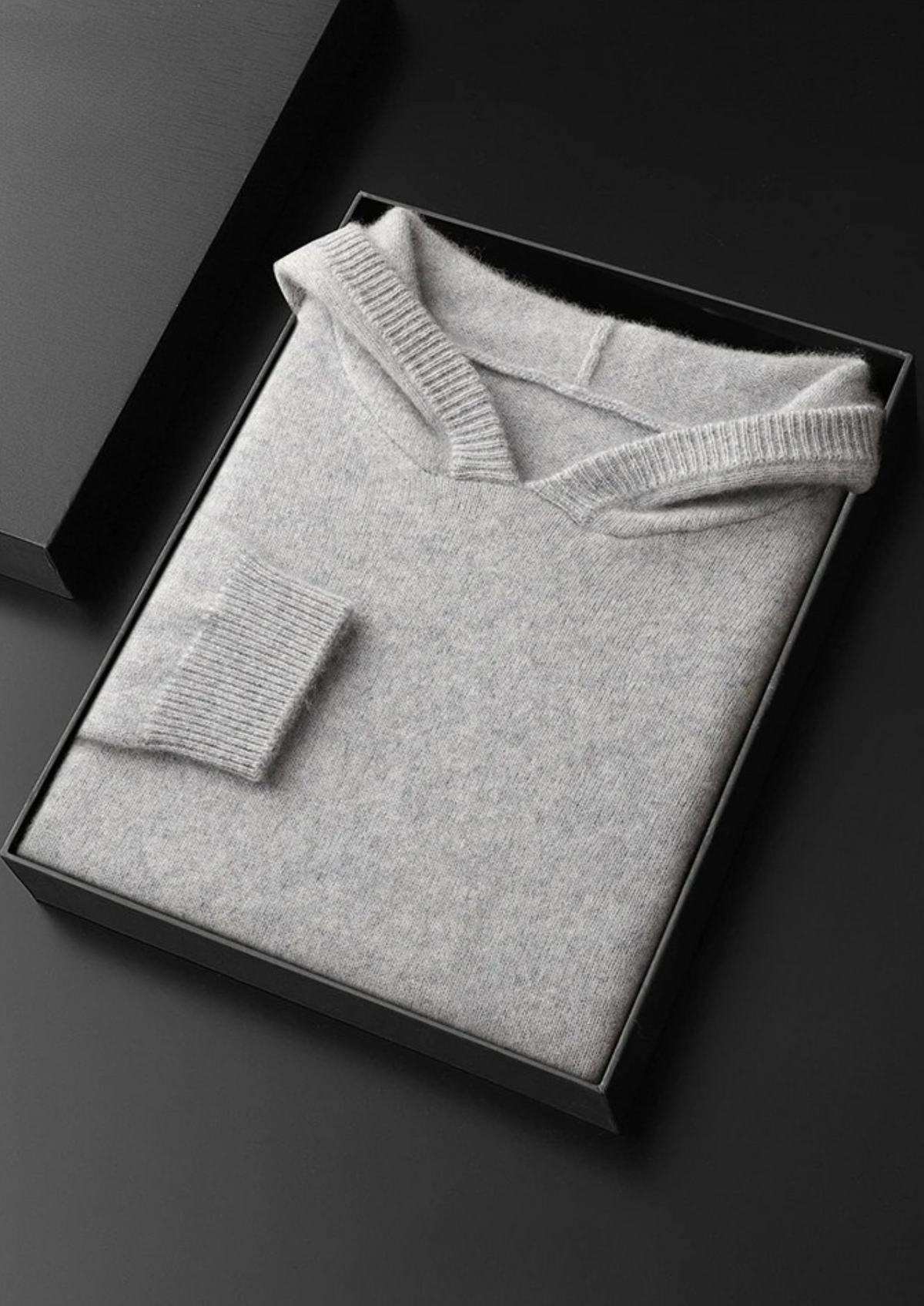 Premium Cashmere Leisure Hoodie - photo 8
