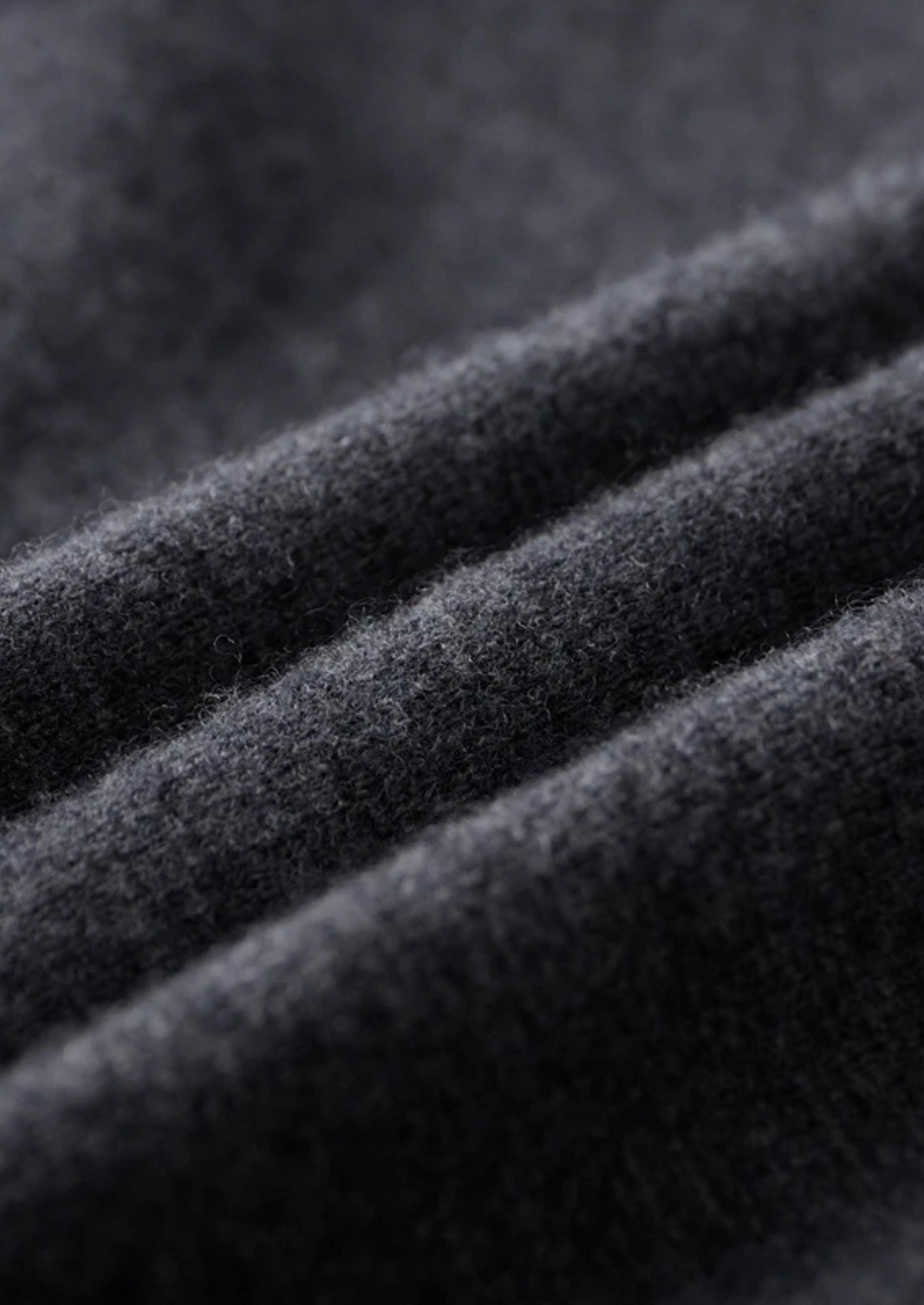 Cashmere Zip Hoodie Leisure Set, Charcoal - photo 9
