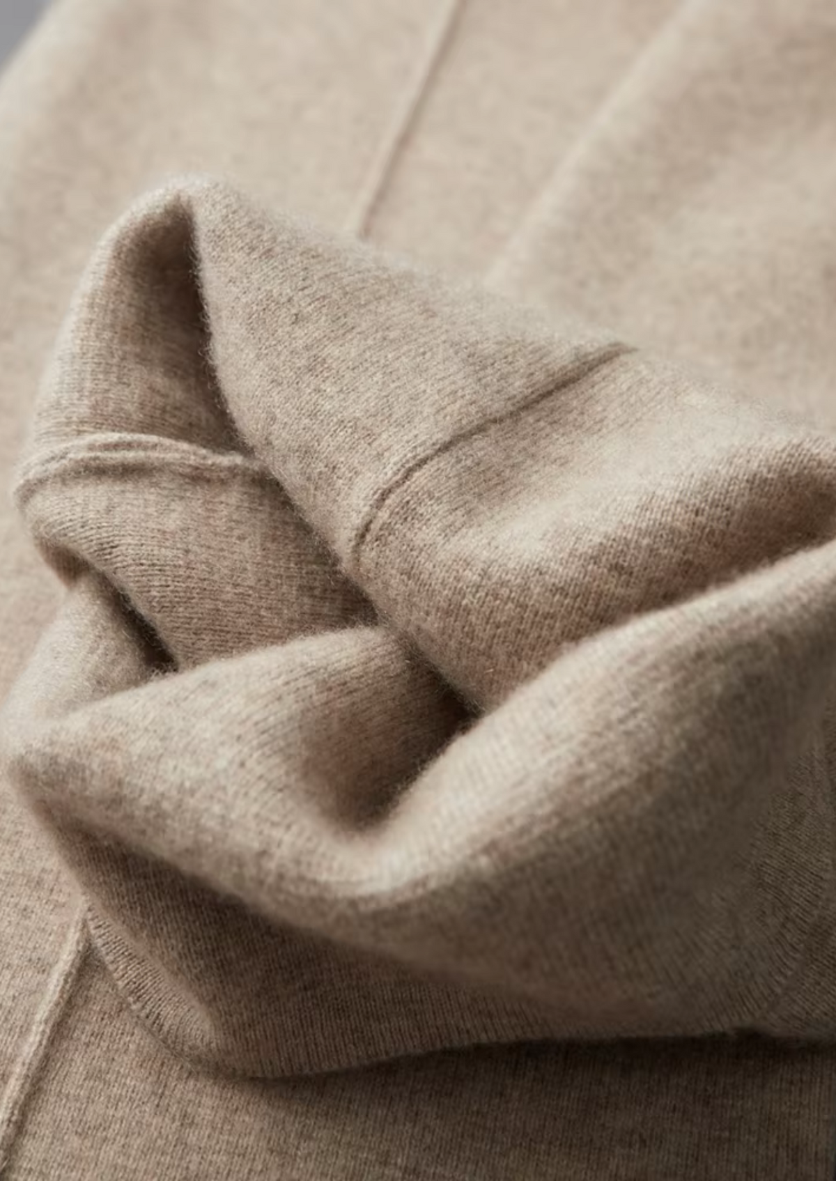 Cashmere Button Cardigan Set, Oatmeal - photo 4