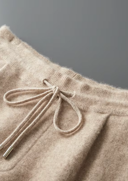 Cashmere Pullover Hoodie Set, Oatmeal - photo 3