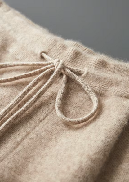 Cashmere Pullover Hoodie Set, Oatmeal - photo 4