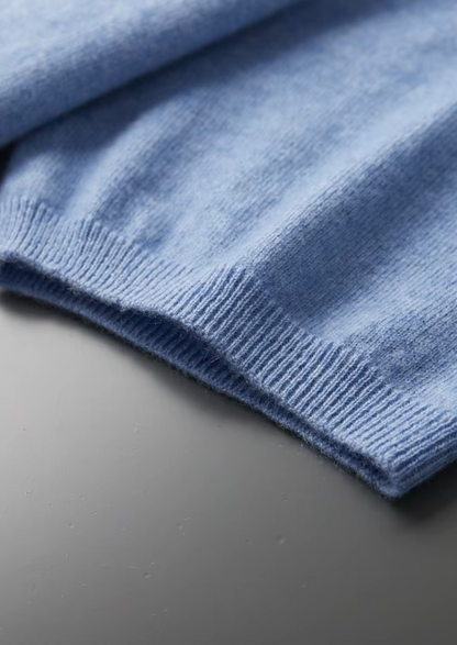 Premium Cashmere Mock Neck T-Shirt - photo 13