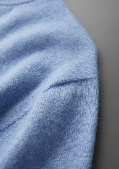 Premium Cashmere Mock Neck T-Shirt - photo 14