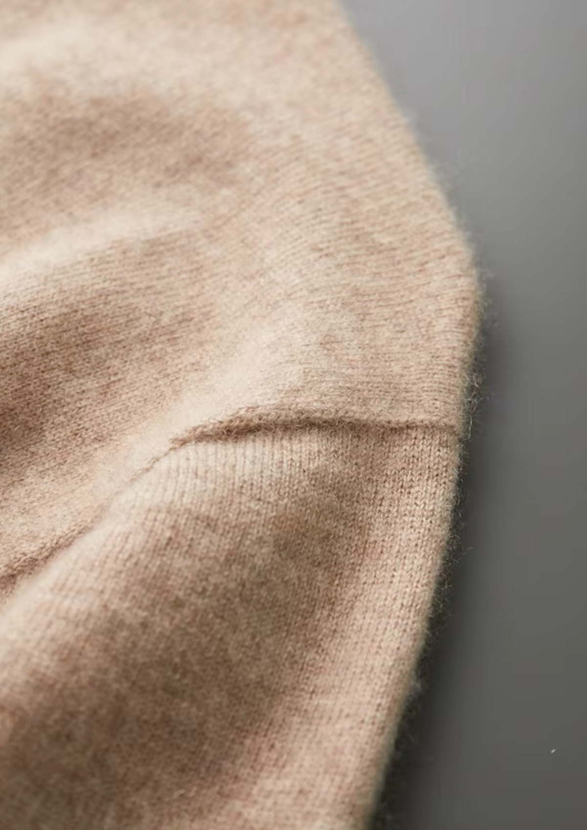 Premium Cashmere Mock Neck T-Shirt - photo 19
