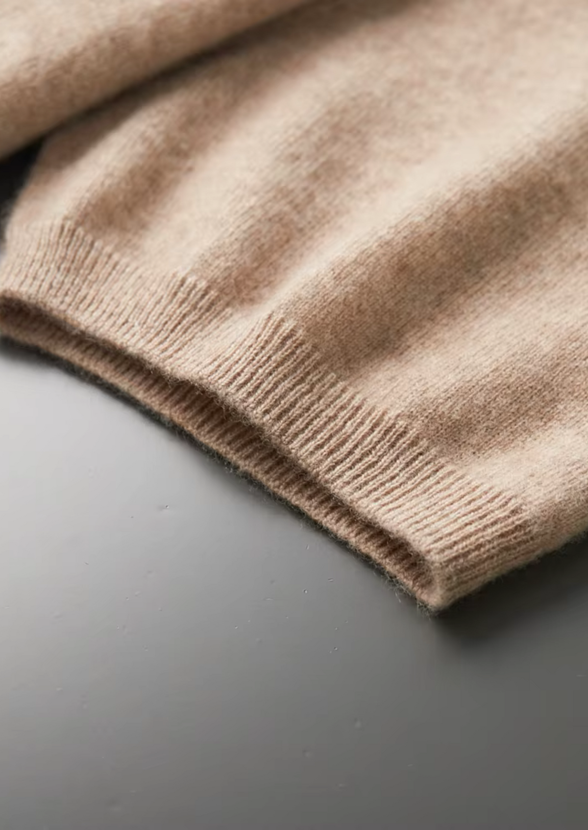 Premium Cashmere Mock Neck T-Shirt - photo 20
