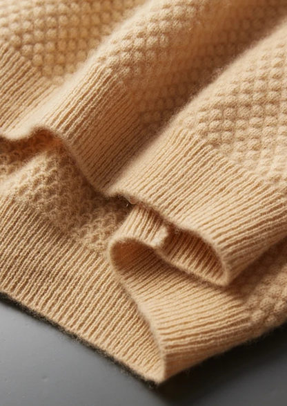 Premium Cashmere Mustard Two-Tone Polo - photo 7