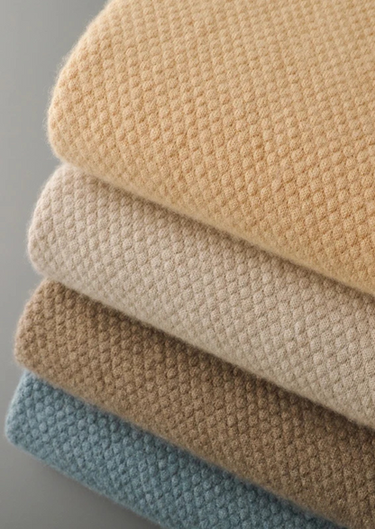 Premium Cashmere Mustard Two-Tone Polo - photo 9