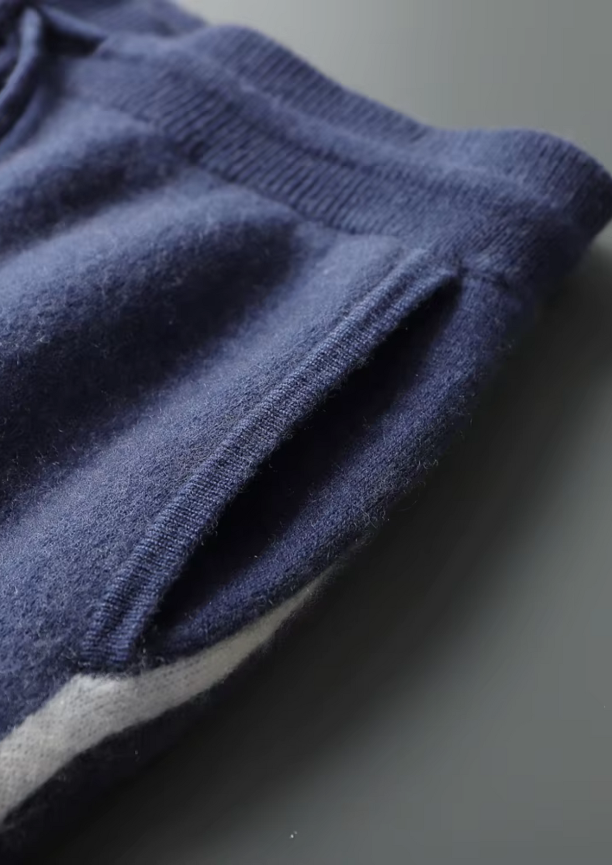 Premium Cashmere Navy Blue Milano Leisure Set - photo 7