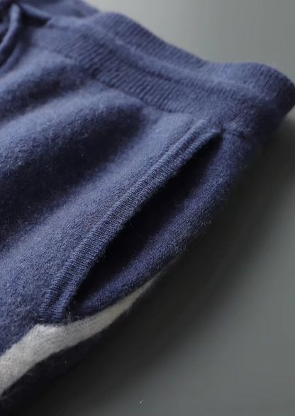 Premium Cashmere Navy Blue Milano Leisure Set - photo 7