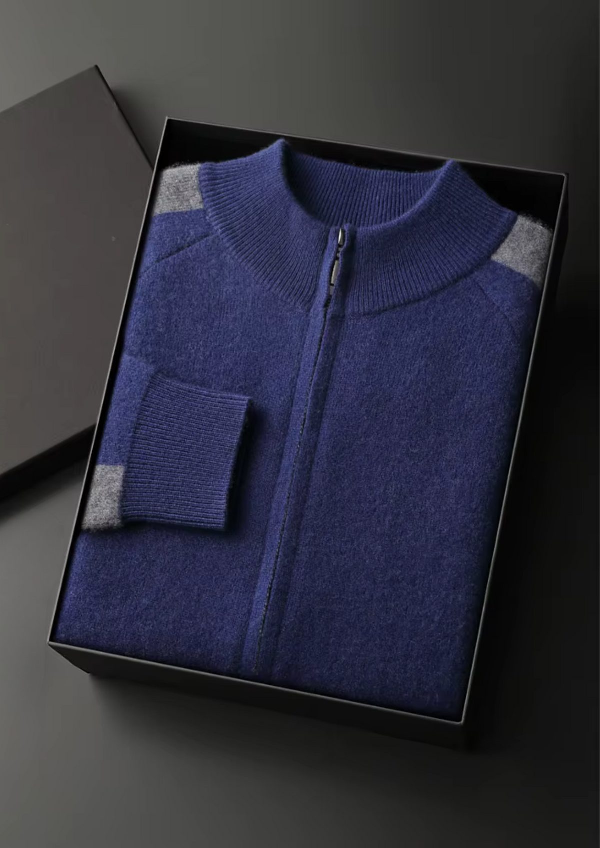 Premium Cashmere Navy Blue Torino Leisure Set - photo 7