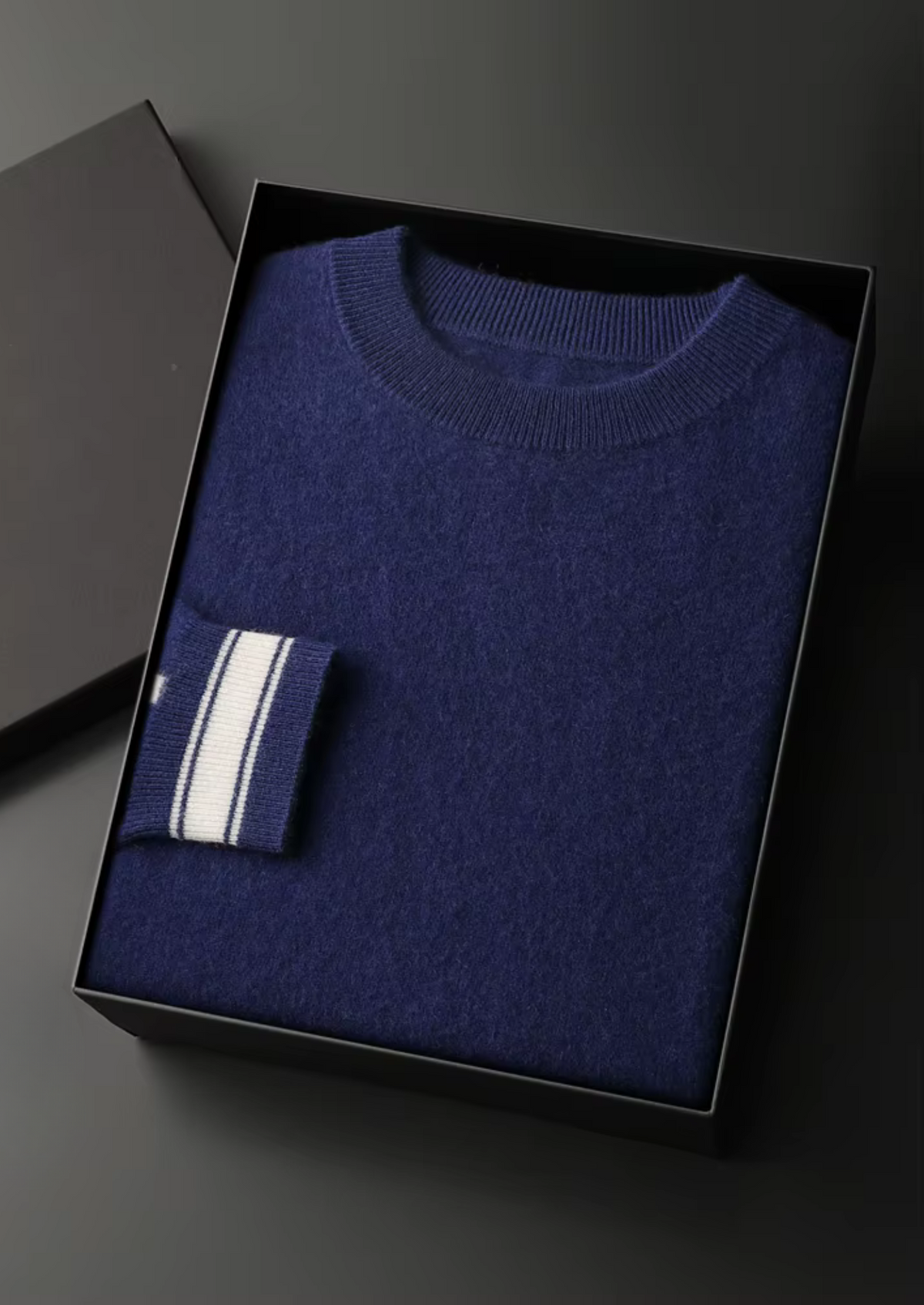 Premium Cashmere Navy Blue Vienna Leisure Set - photo 2