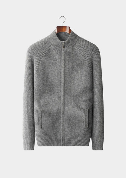Premium Cashmere Ribbed Cardigan - photo 10