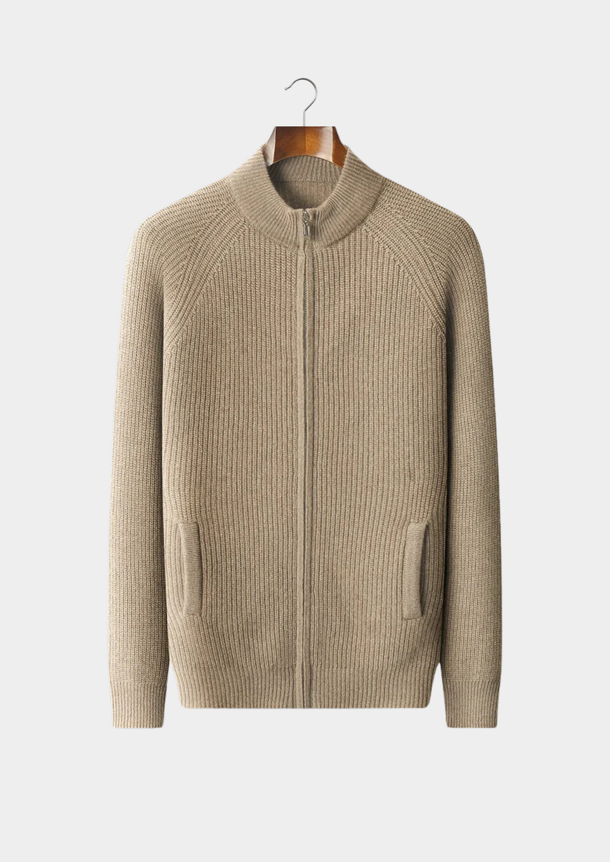 Premium Cashmere Ribbed Cardigan - photo 12