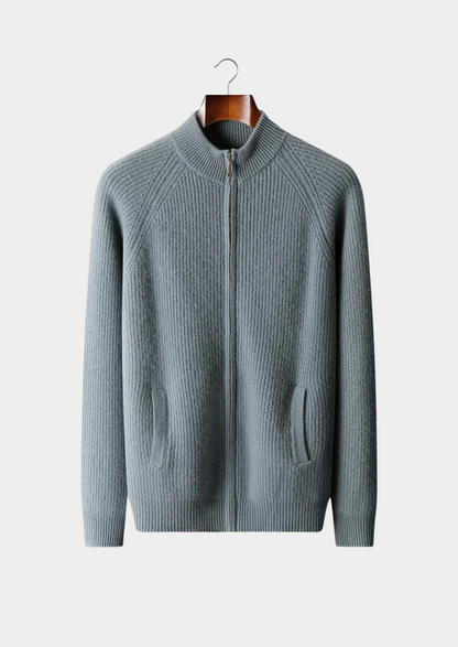 Premium Cashmere Ribbed Cardigan - photo 3