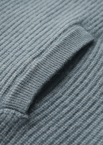 Premium Cashmere Ribbed Cardigan - photo 5
