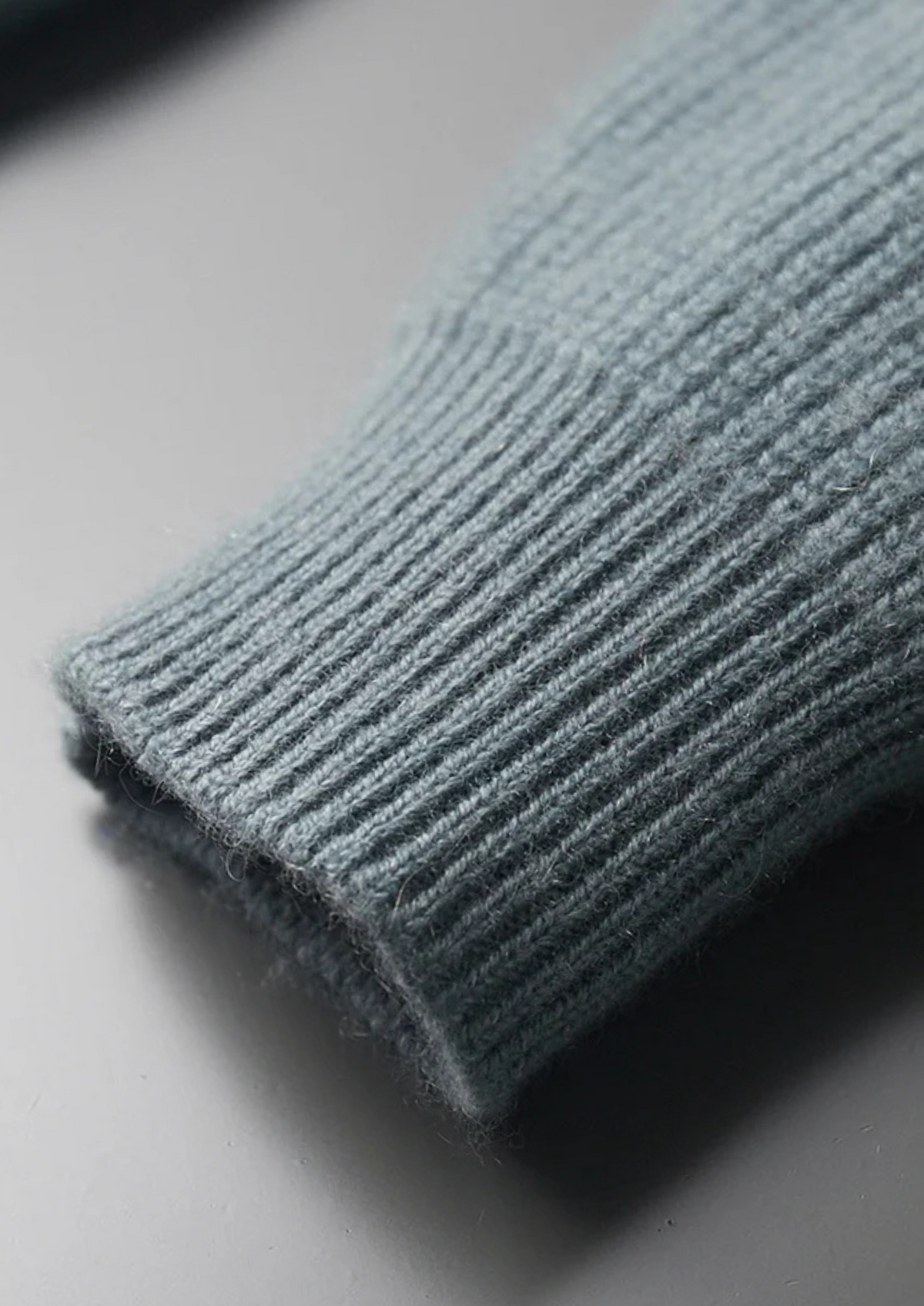 Premium Cashmere Ribbed Cardigan - photo 7