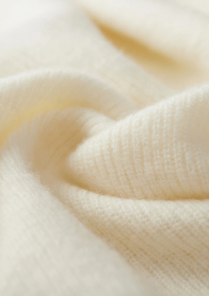 Premium Cashmere Ribbed Half-Zip Sweater - photo 10