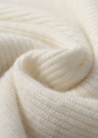 Premium Cashmere Ribbed V-Neck Sweater - photo 5