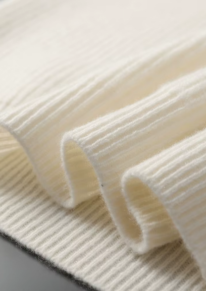 Premium Cashmere Ribbed V-Neck Sweater - photo 6