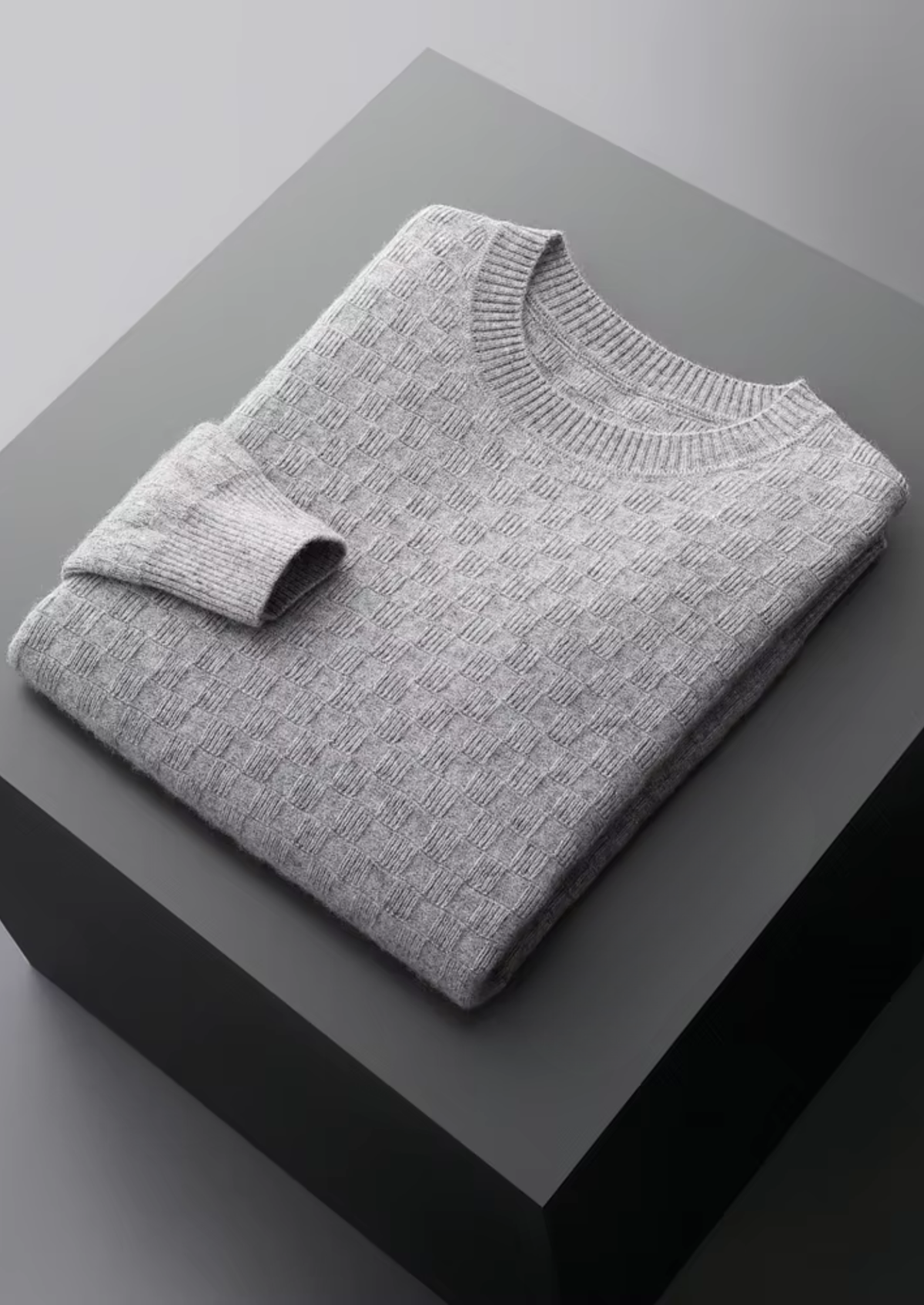 Premium Cashmere Textured Crewneck - photo 10