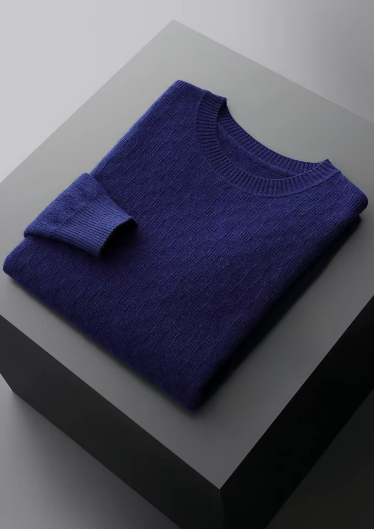 Premium Cashmere Textured Crewneck - photo 11