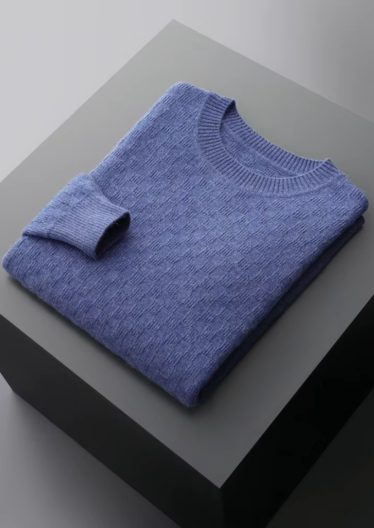 Premium Cashmere Textured Crewneck - photo 12