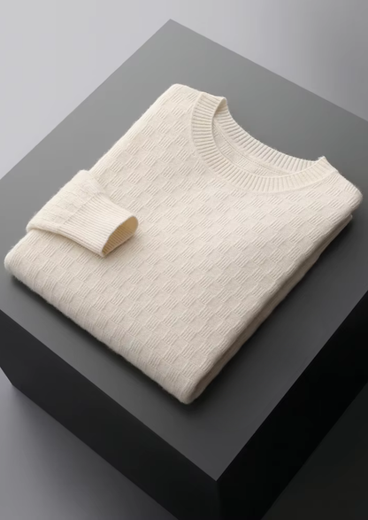 Premium Cashmere Textured Crewneck - photo 3