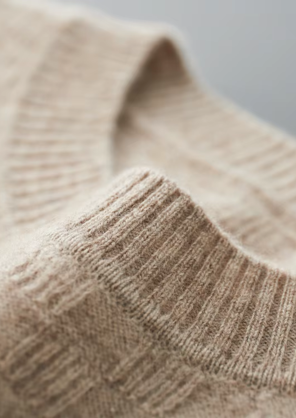 Premium Cashmere Textured Crewneck - photo 6