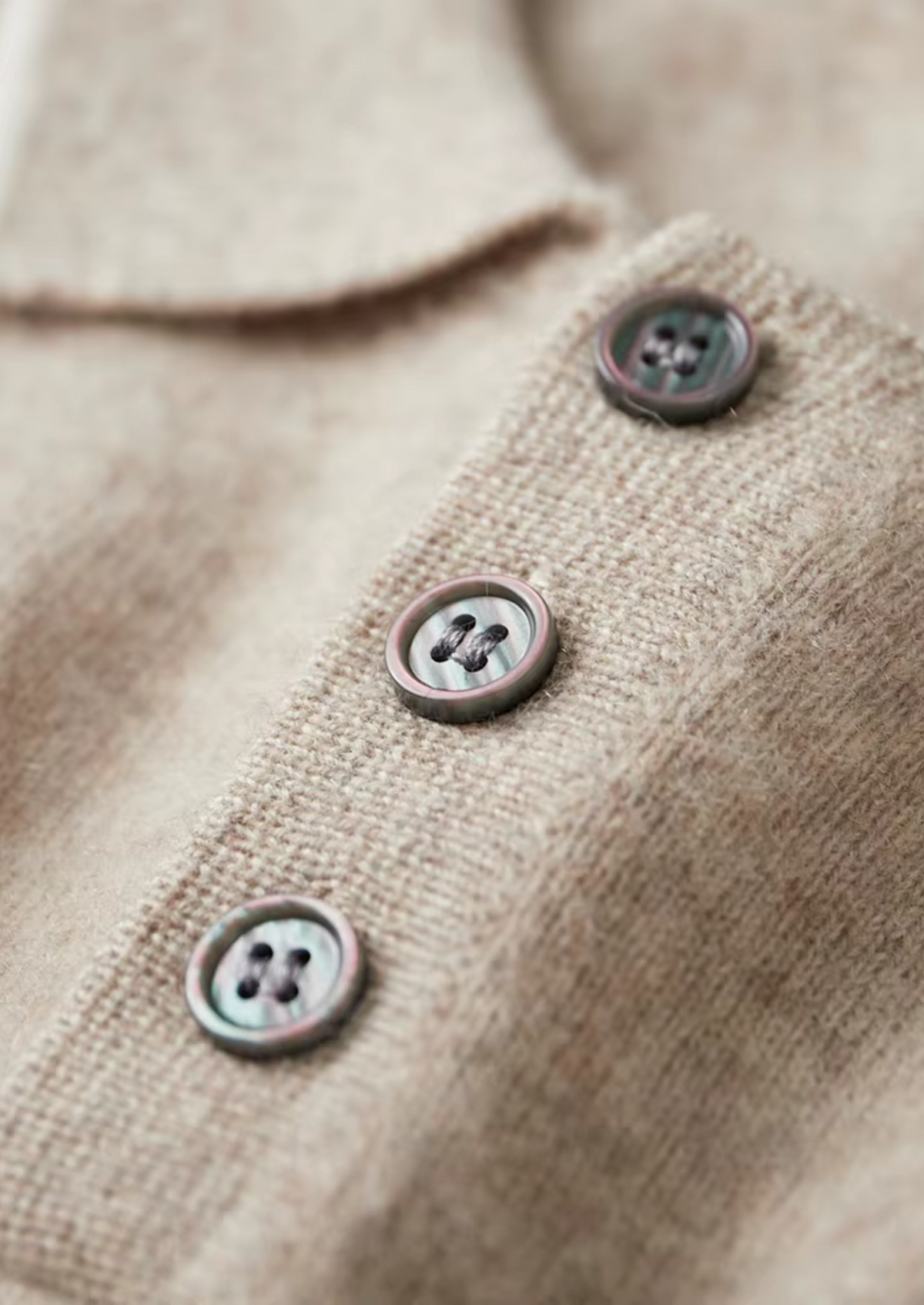 Premium Cashmere Two Tone Button Polo - photo 5