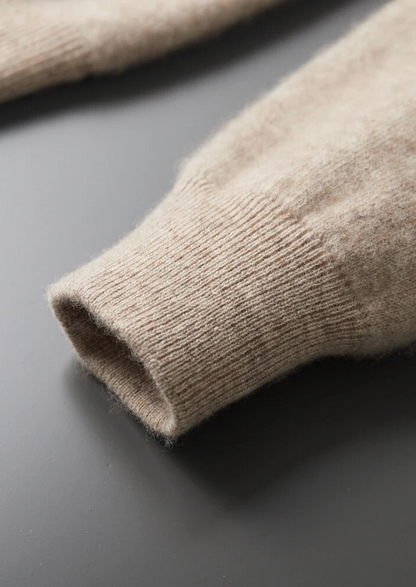 Premium Cashmere Two Tone Zip Cardigan - photo 10