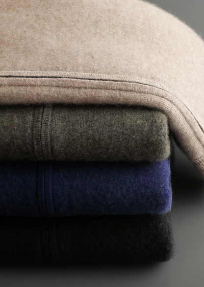 Premium Cashmere Two Tone Zip Cardigan - photo 18