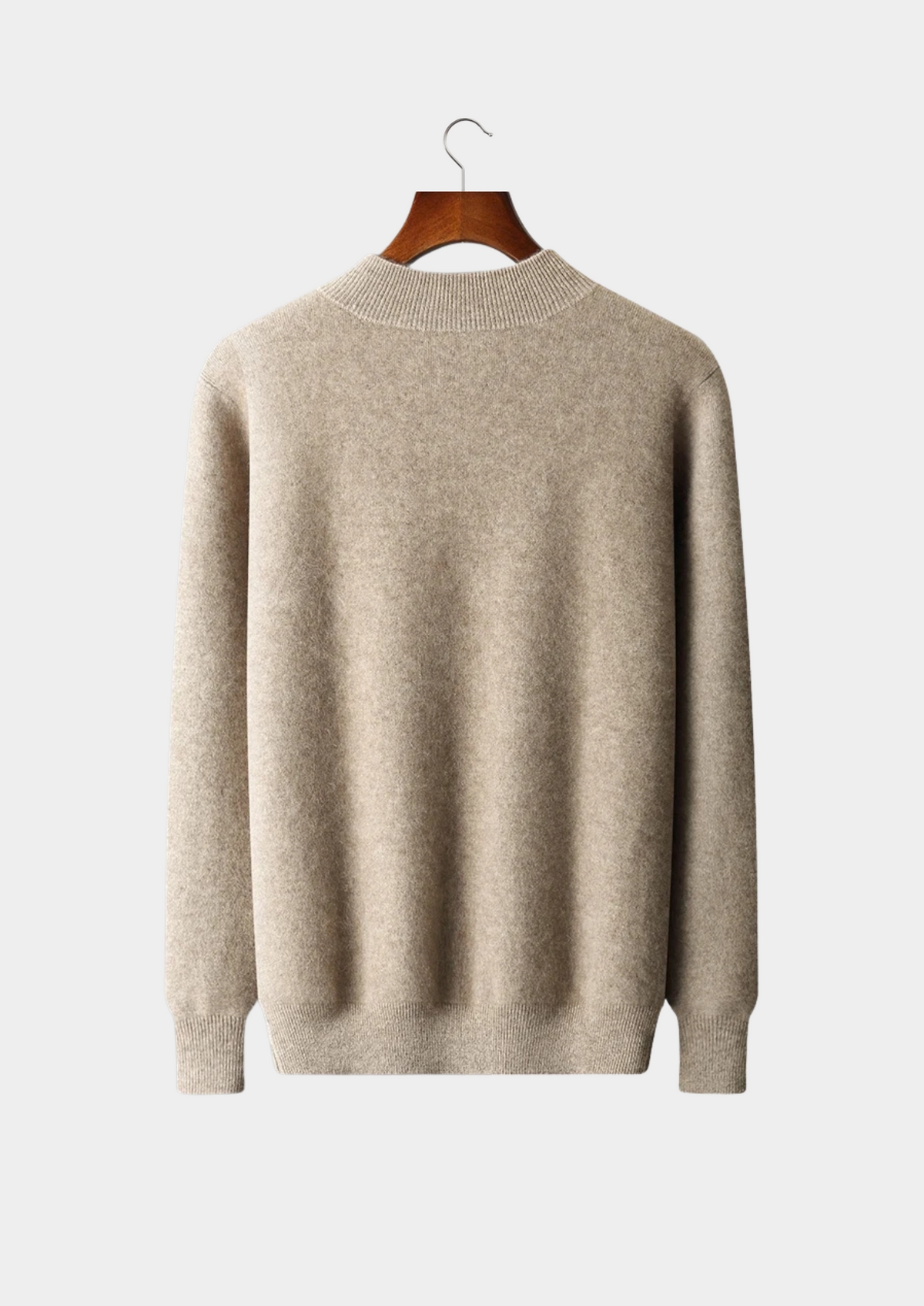 Premium Cashmere Two Tone Zip Cardigan - photo 2
