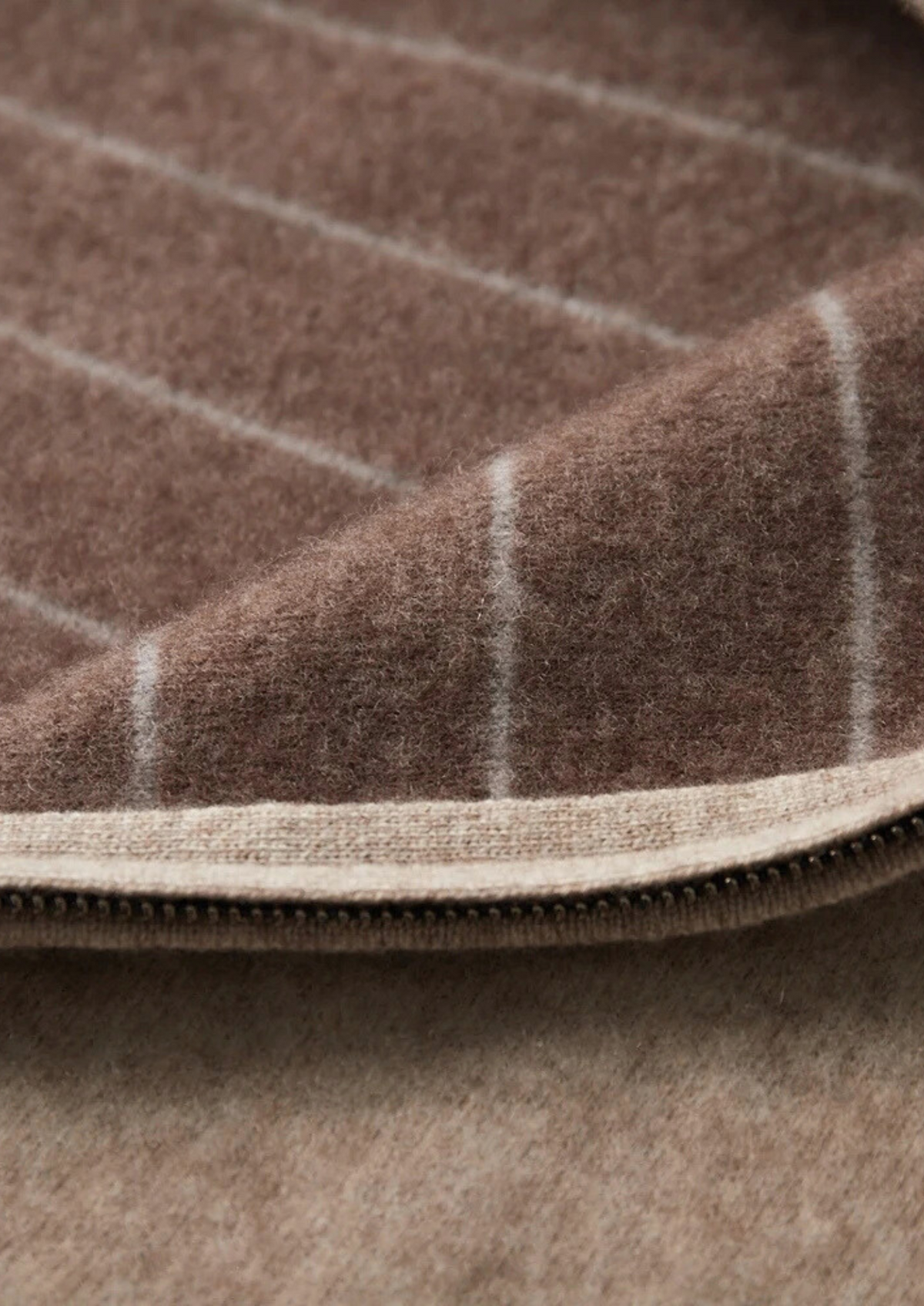 Premium Cashmere Two Tone Zip Cardigan - photo 8