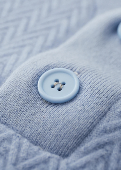 Premium Cashmere Zigzag Button Sweater - photo 6