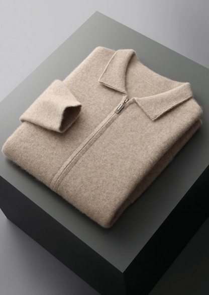 Premium Cashmere Zipper Cardigan - photo 3