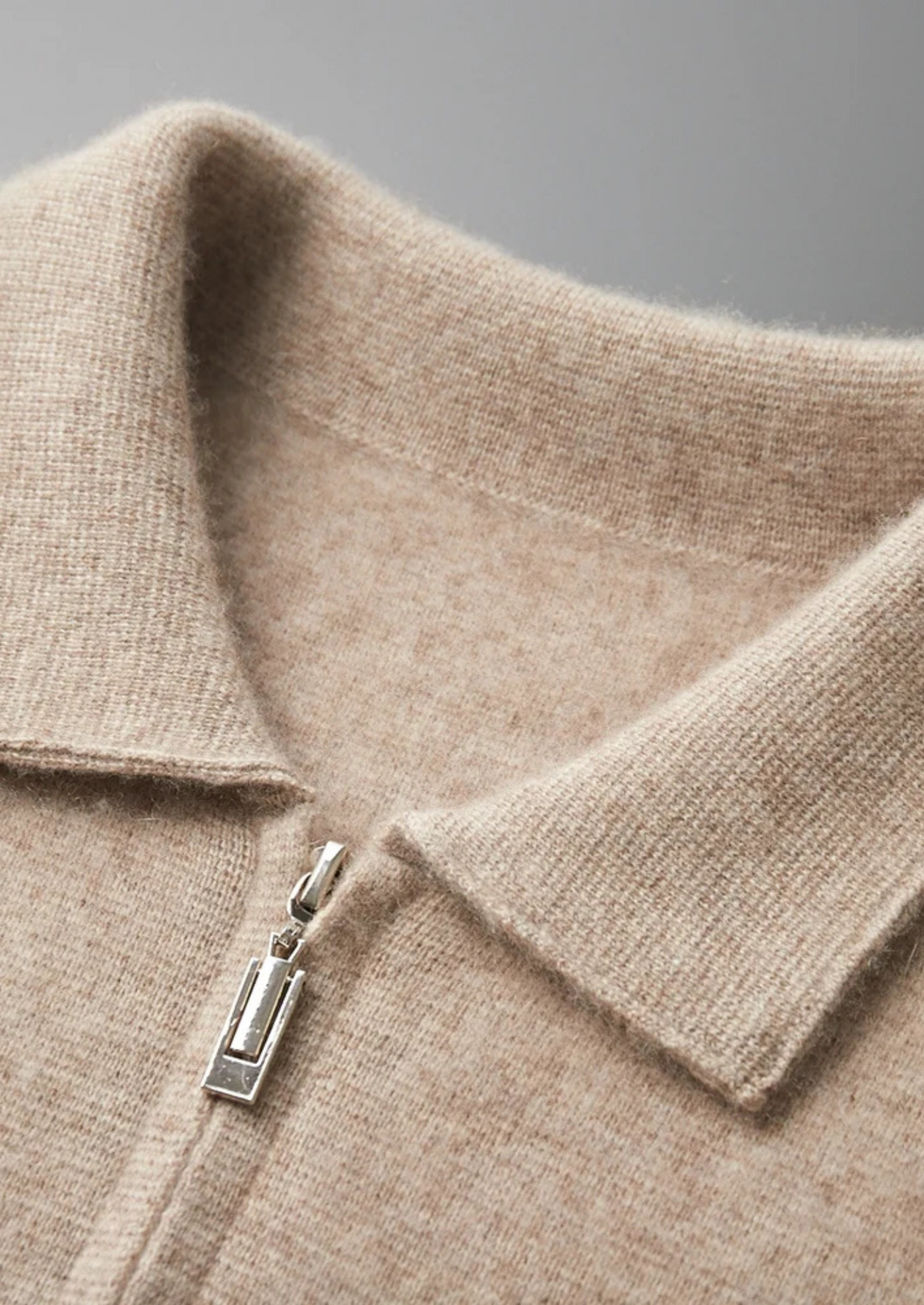 Premium Cashmere Zipper Cardigan - photo 4