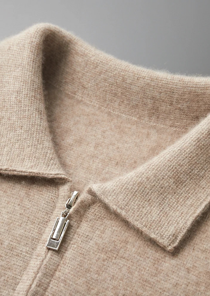 Premium Cashmere Zipper Cardigan - photo 4