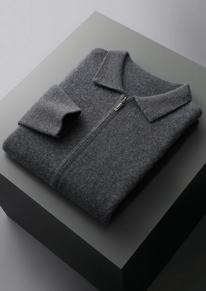 Premium Cashmere Zipper Cardigan - photo 8